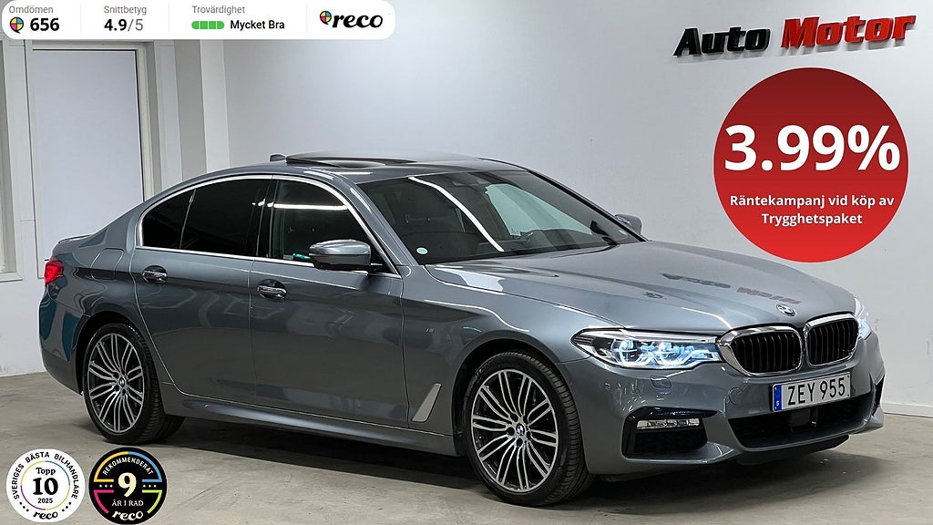 BMW 540 i xDrive M-sport Ultimate Edition 340hk SE UTRUSTNING