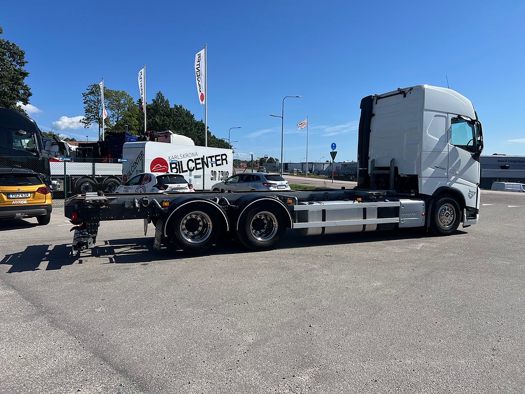 Volvo FH13 540 6x2 Containerede / Lösflaksbil, I-See