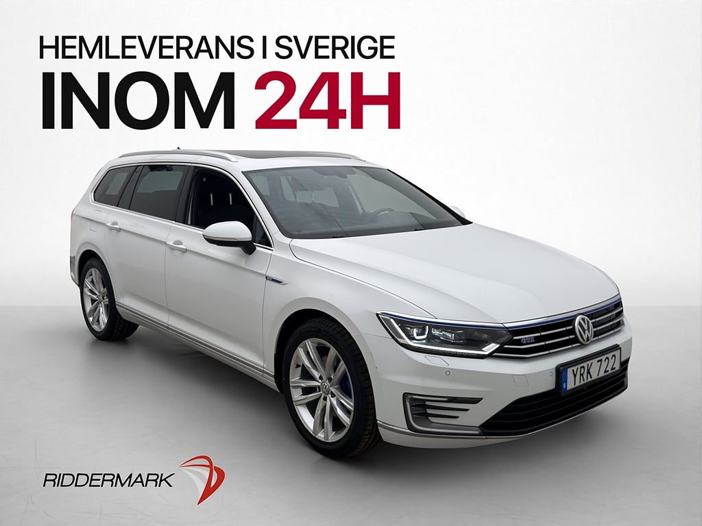 Volkswagen Passat GTE 218hk Pano Cockpit Skinn 360° Navi