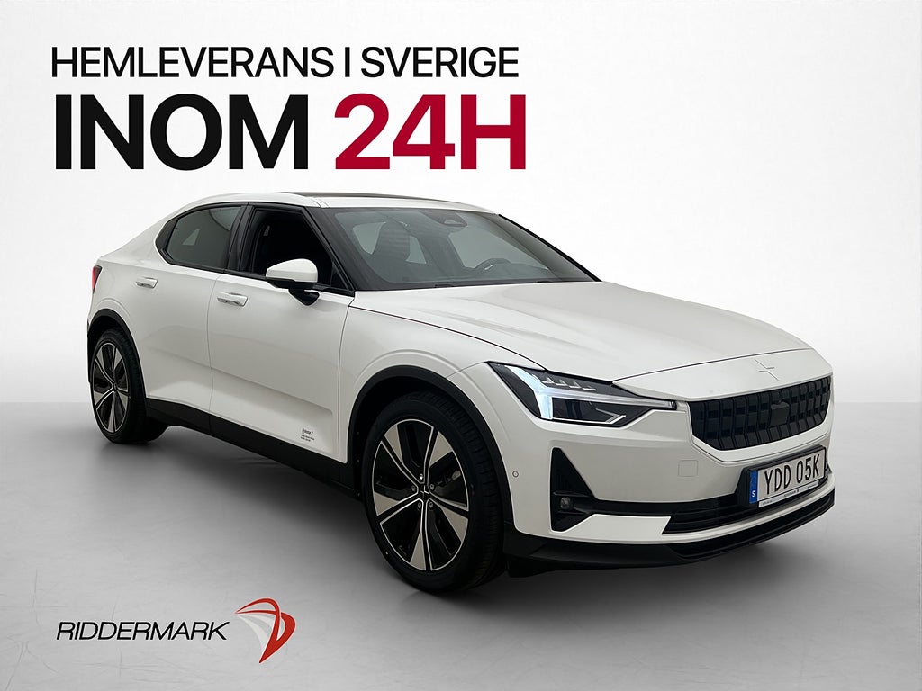 Polestar 2 Long Range AWD Pilot Plus Pano Värm H/K Drag