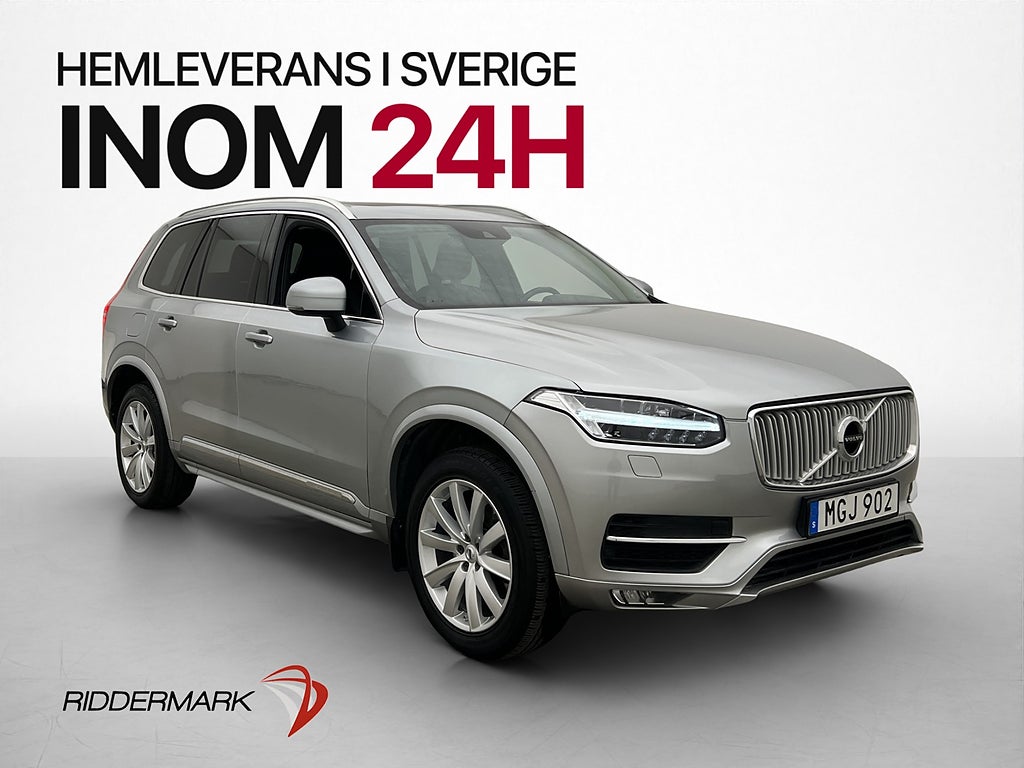 Volvo XC90 D5 AWD 225hk 7-Sits Inscription Drag Pano Kamera