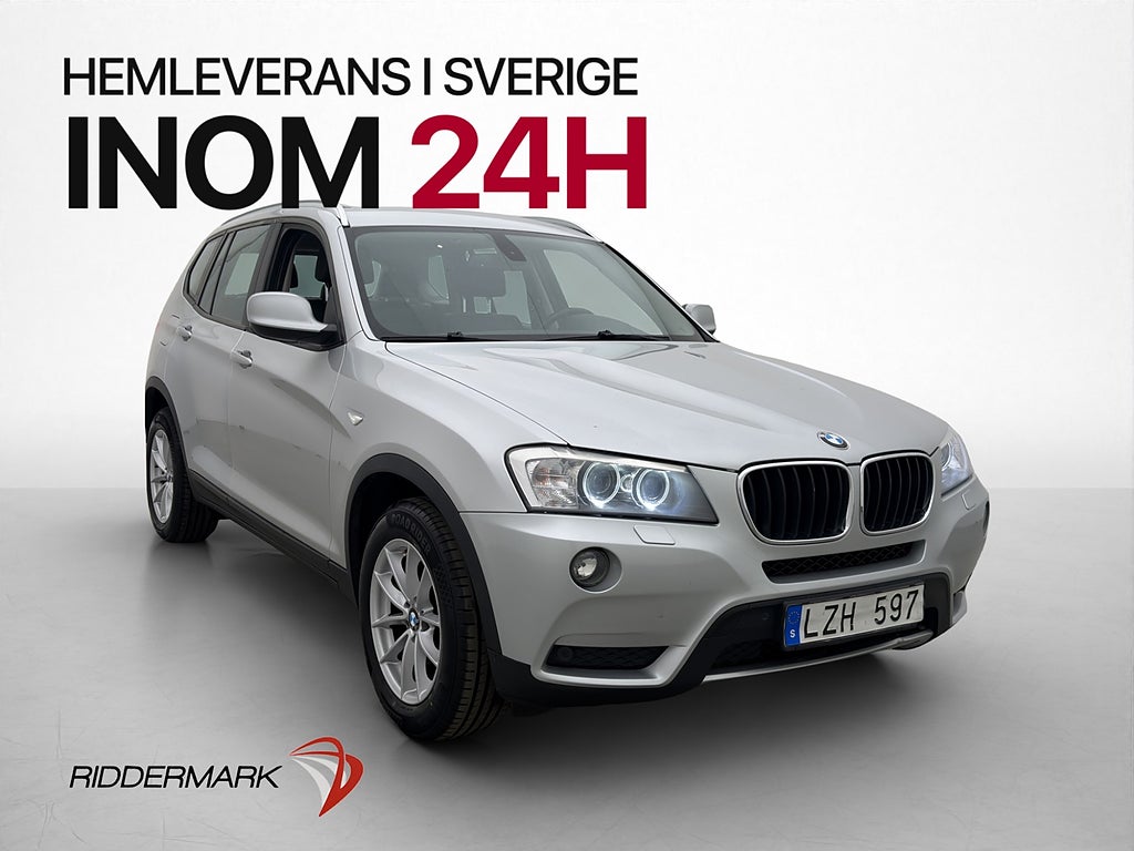 BMW X3 xDrive 20d 184hk Sensorer Skinn SV-Såld 0.56 l/mil