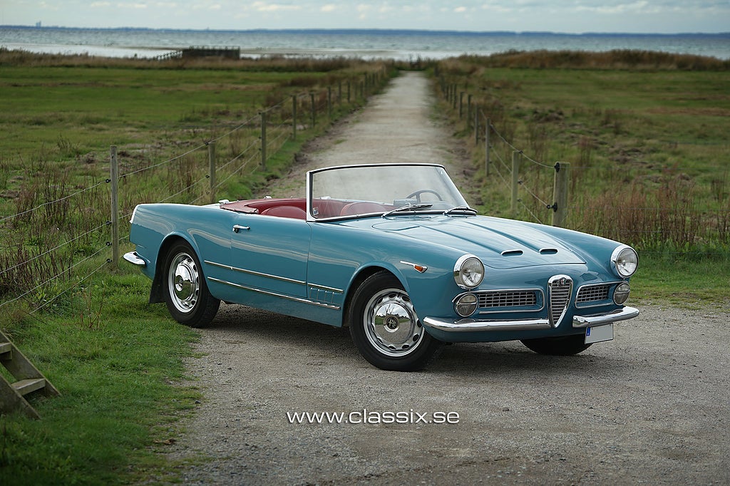 Alfa Romeo 2000 GT Touring Spider, Svensksåld, Kerstin Bernadotte