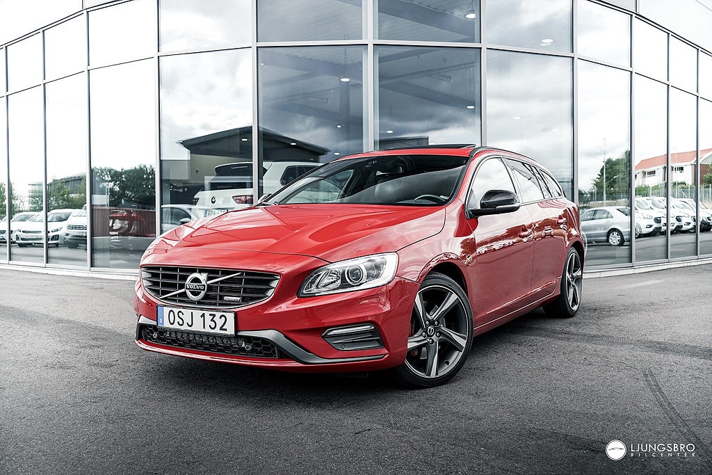 Volvo V60 D4 Polestar AWD R-Design 215hk / Taklucka / Drag