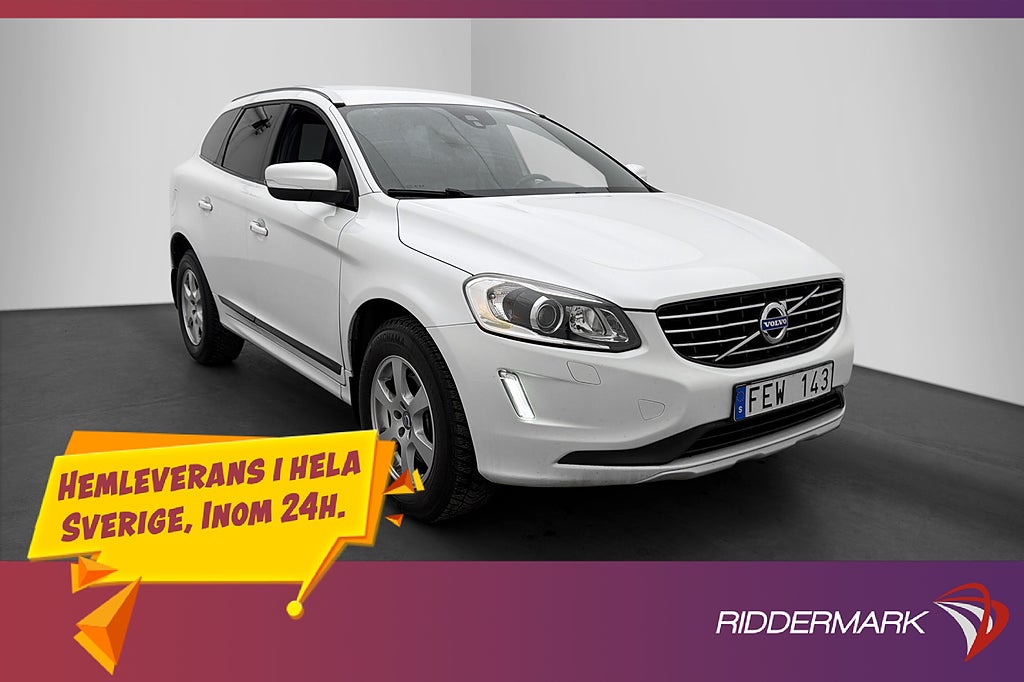 Volvo XC60 D4 181hk AWD Summum Värmare Skinn Drag