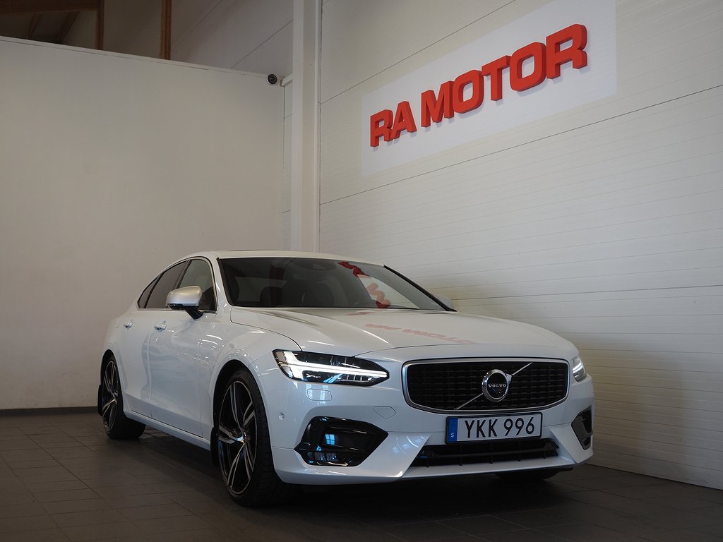Volvo S90 D5 235hk AWD R-Design Taklucka Nav 360º Drag Skinn 2017