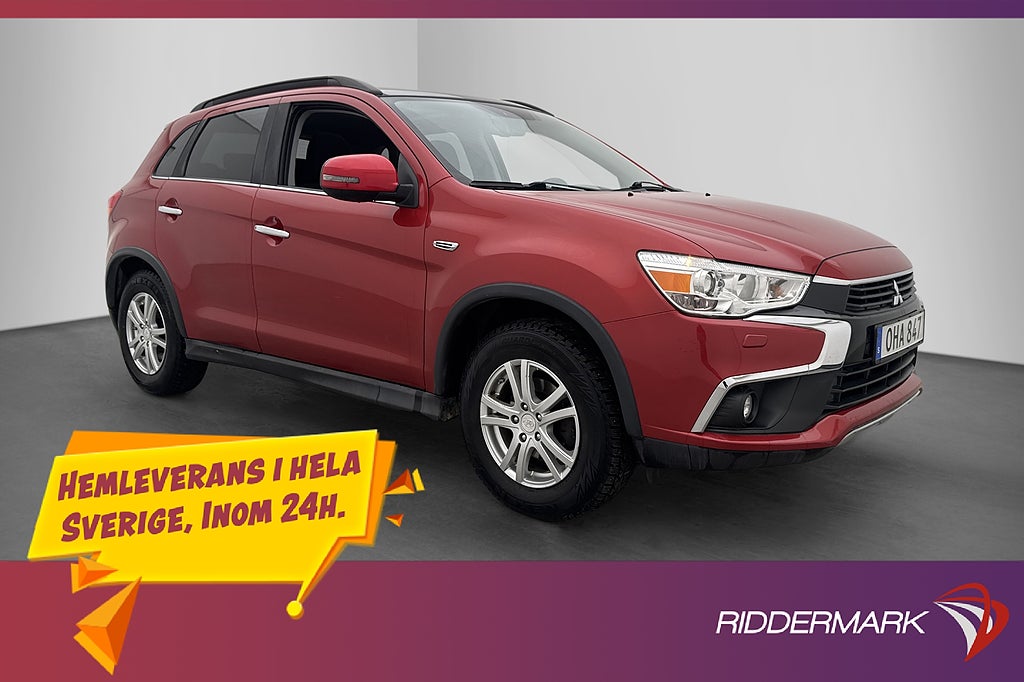 Mitsubishi ASX 1.6 117hk Panorama Pano Kamera  Farthållare