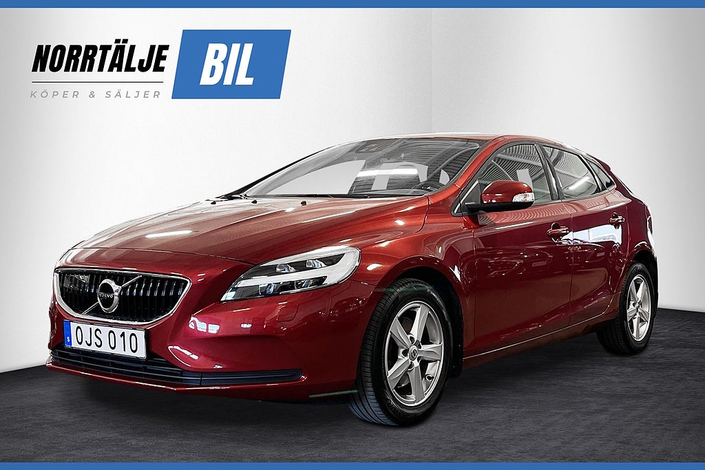 Volvo V40 T2 122 HK KINETIC BENSIN VÄRMARE BLUETOOTH 712KR/ÅR 