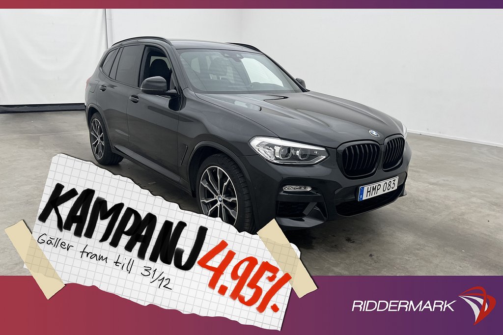 BMW X3 xDrive20d M Sport HiFi HUD Cockpit Drag4,95% Ränta