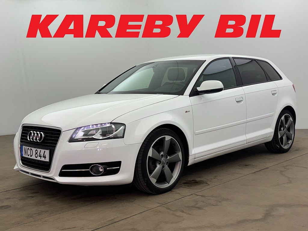 Audi A3 Sportback 2.0 TDI 140hk S Line Helskinn BOSE