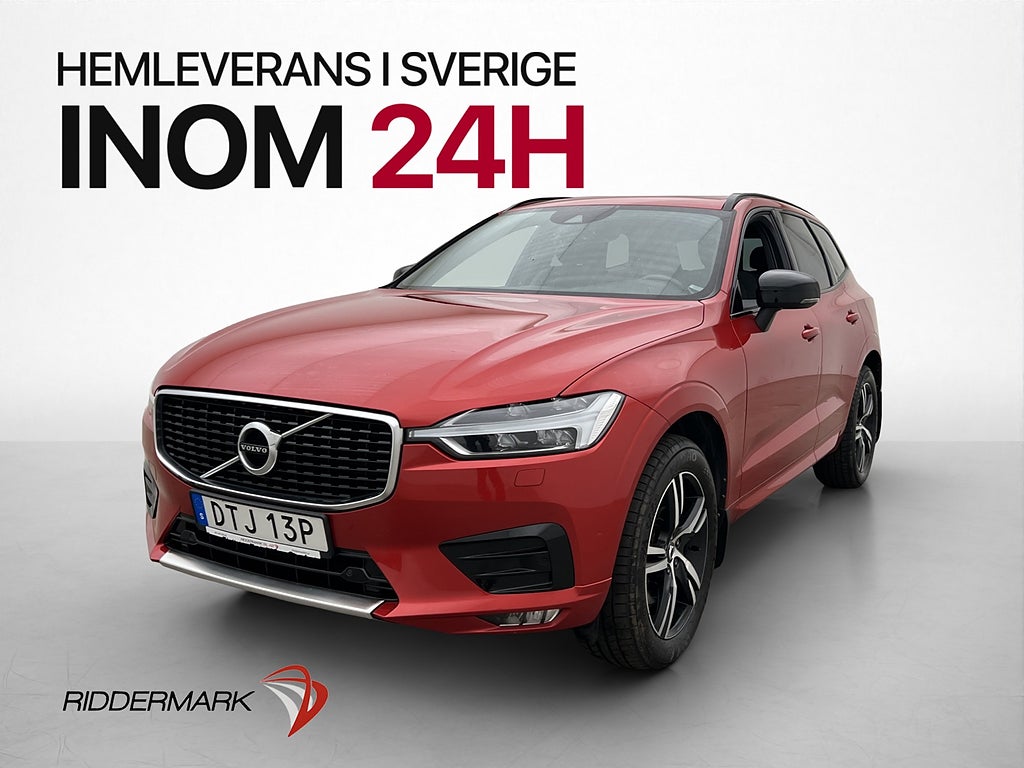 Volvo XC60 T5 AWD R-Design Pano Drag Kamera Värmare BLIS