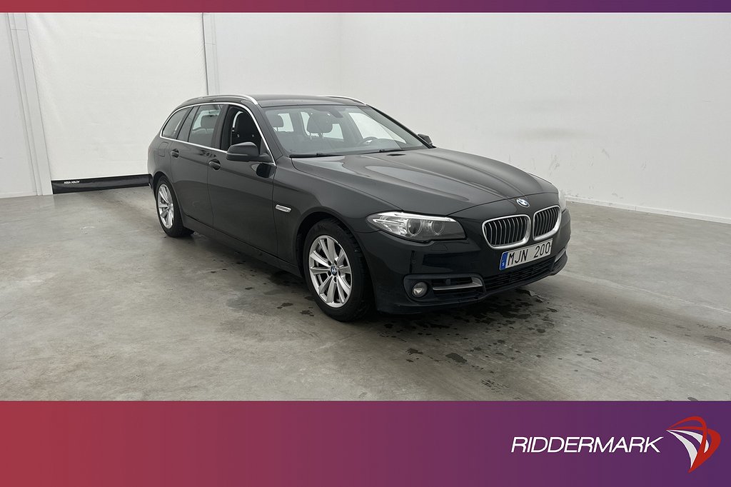 BMW 520 d Touring 184hk Värmare Sensorer Skinn Elstolar Drag