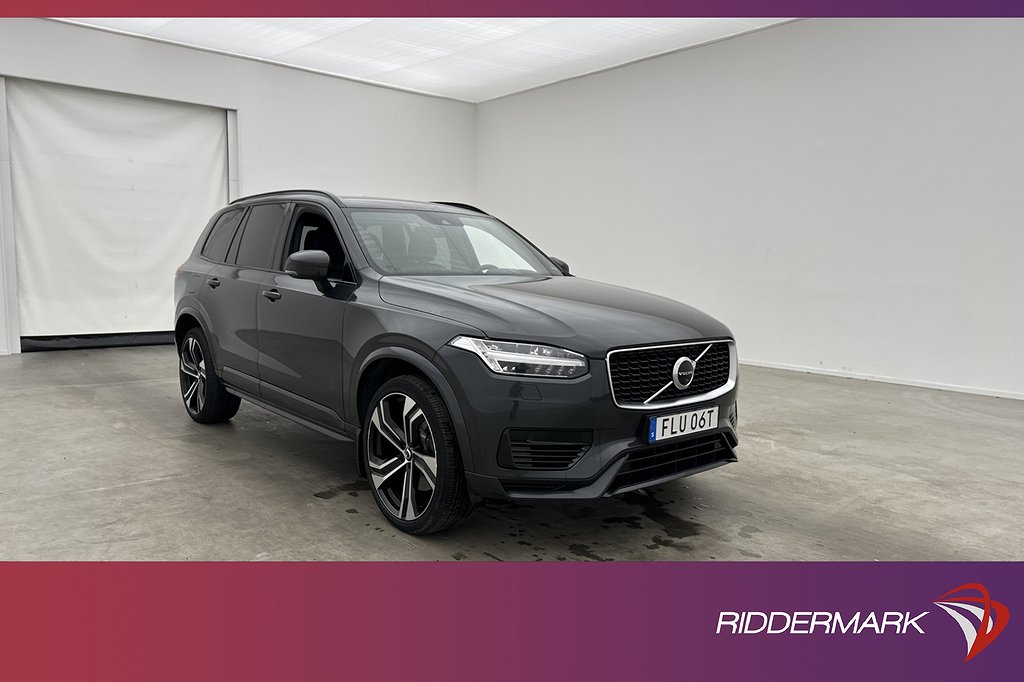 Volvo XC90 Recharge T8 AWD R-Design 7-sits VOC H/K Luft Drag