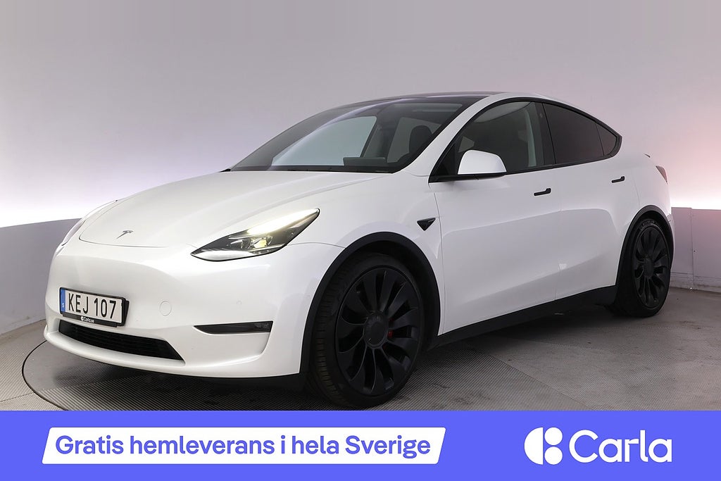 Tesla Model Y Performance Drag Autopilot Panorama