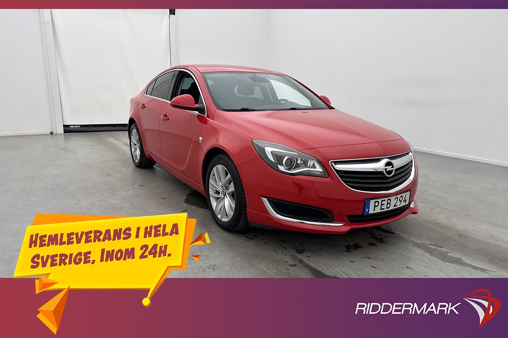 Opel Insignia 1.6 EDIT 170hk Business Sensorer Rattvärme GPS