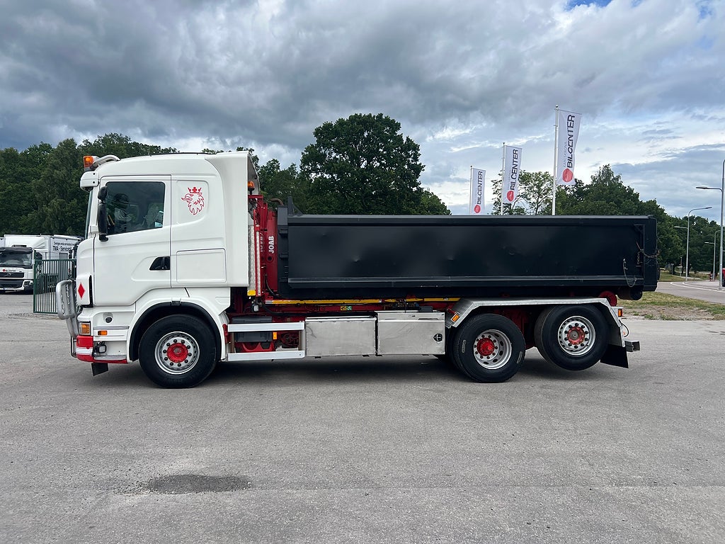 Scania R500 V8 6x2*4 Manuell Växellåda, Lastväxlare inkl flak