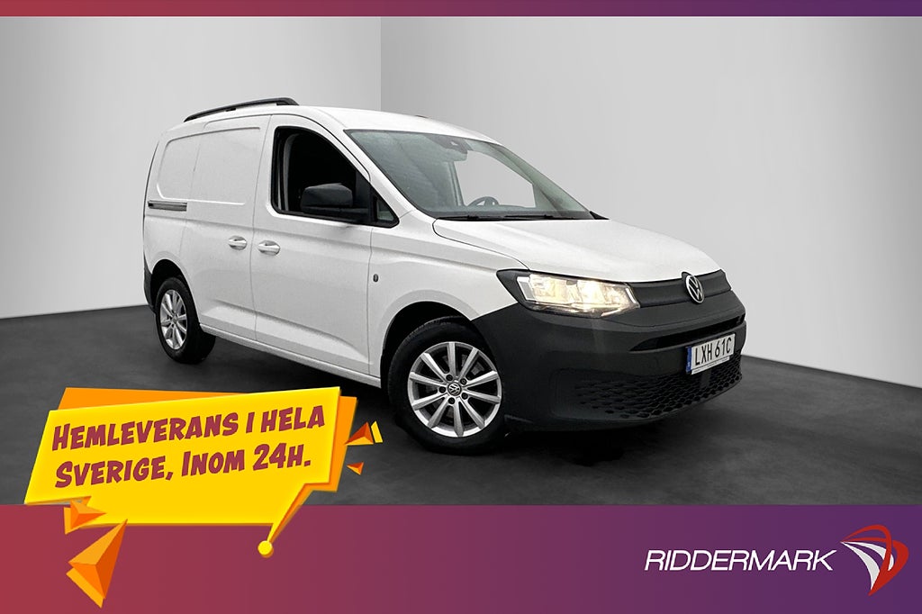 Volkswagen Caddy Cargo Värmare Drag B-Kamera CARPLAY MOMS