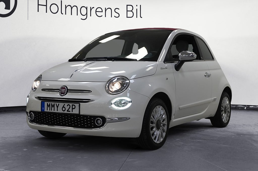 Fiat 500 2,95% ränta 500C Hybrid Dolcevita Plus