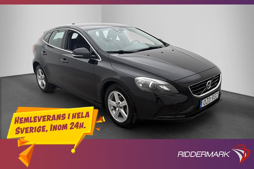 Volvo V40 D2 115hk Summum Värmare Kamera Skinn 0,38l/mil
