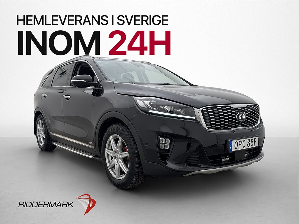 Kia Sorento AWD GT-Line 7Sits Värmare H/K 360 Pano HUD Drag
