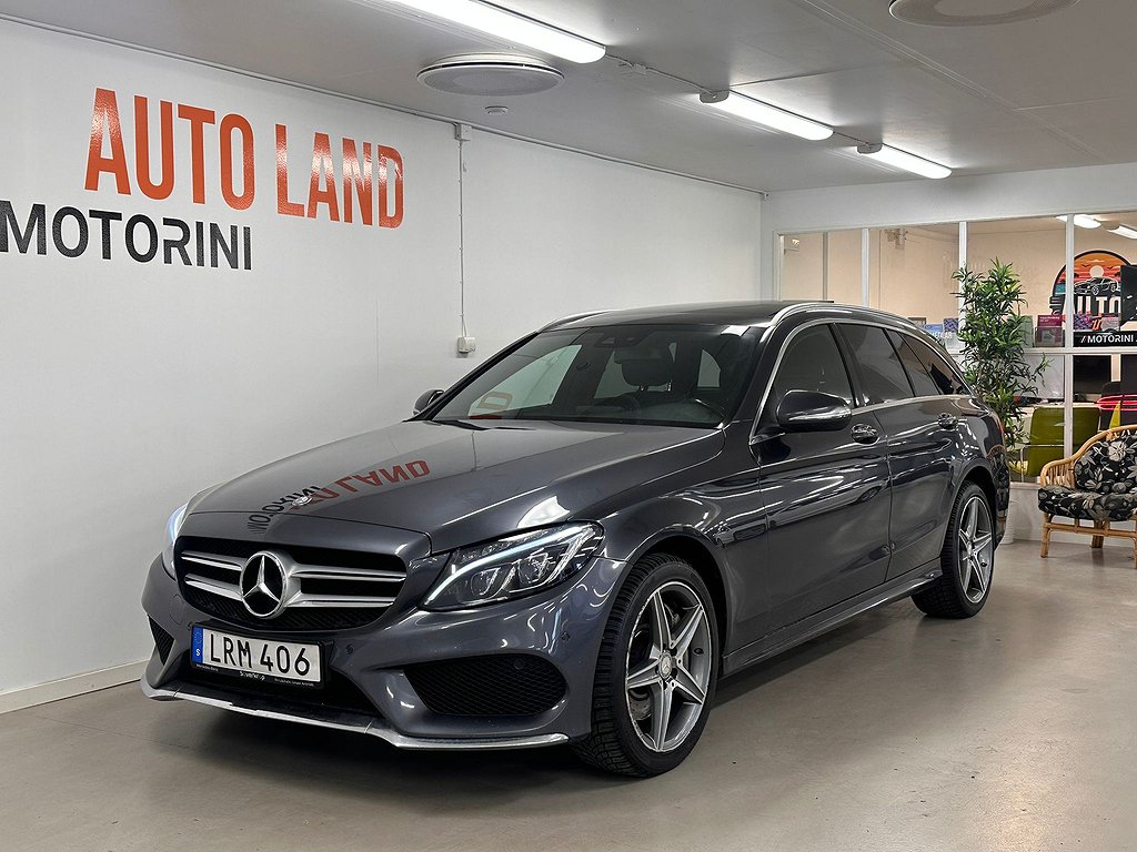 Mercedes-Benz C 250 T d AMG 4M/D-Värm/Pano/Navi/Plus 204Hk