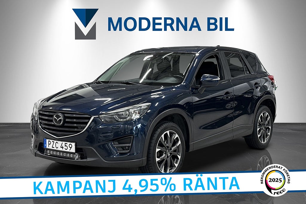 Mazda CX-5 2.2 175hk AWD Optimum Drag Adaptiv B-kam MoK-värm