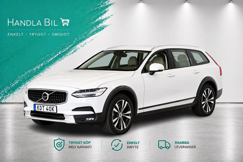 Volvo V90 Cross Country D4 AWD Värmare Skinn Pano HUD Drag SoV