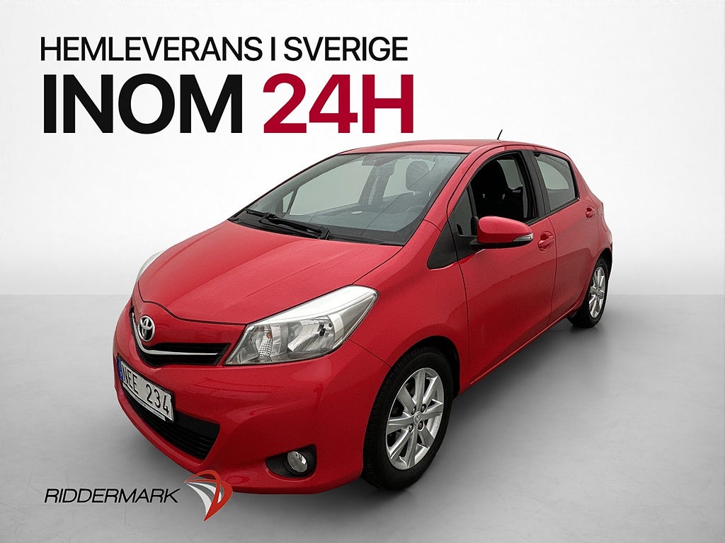 Toyota Yaris 1.33 Dual VVT-i 99 hk Active M&K-Värmare Kamera