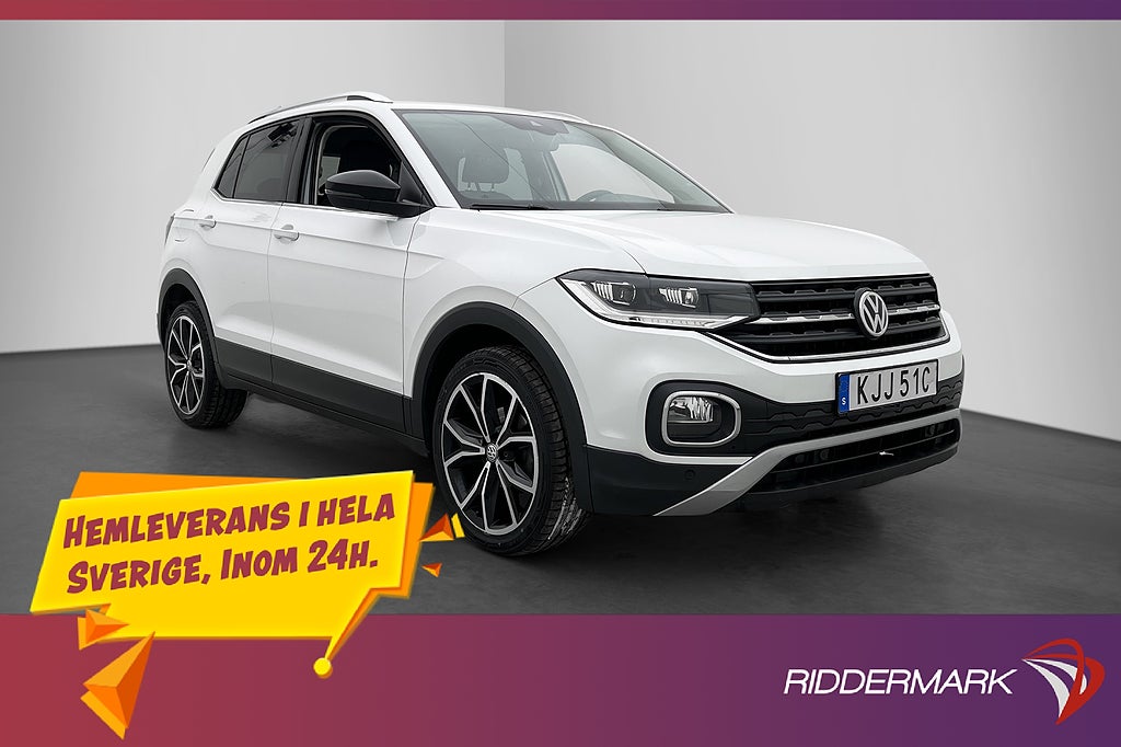 Volkswagen T-CROSS 1.0 TSI 116hk GT Värmare CarPlay Sensorer