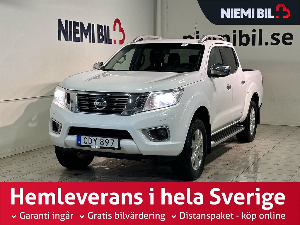 Nissan Navara Dubbelhytt 2.3 4WD Kamera Drag GPS SoV MOMS