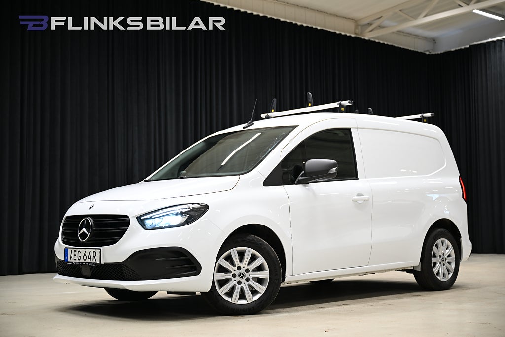 Mercedes-Benz Citan 110 CDI DCT 95HK Automat|Inredd|LED|Nedlackad|Drag|Moms