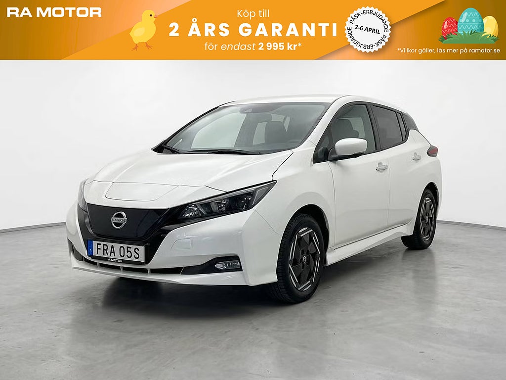 Nissan Leaf 40 kWh 150hk Acenta | Backkamera | Rattvärme | 2023