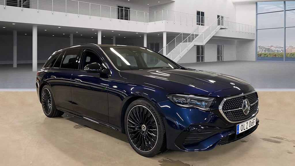 Mercedes-Benz E 300 T e AMG Värmare / Panorama / Dragkrok