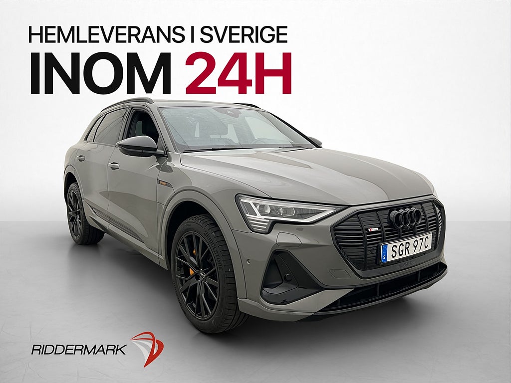 Audi E-Tron 55 Quattro 408hk MOMS S-line Drag Pano Kamera