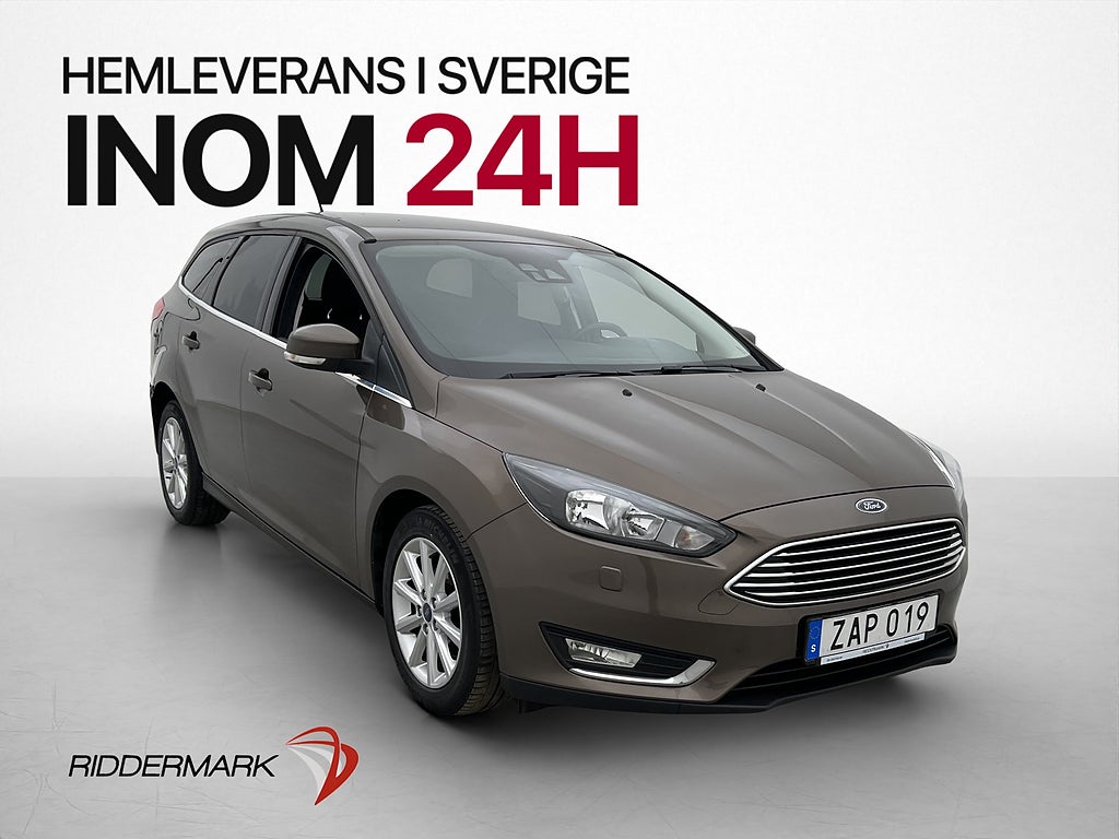 Ford Focus 1.0 100hk Titanium Sensorer Farthållare Keyless