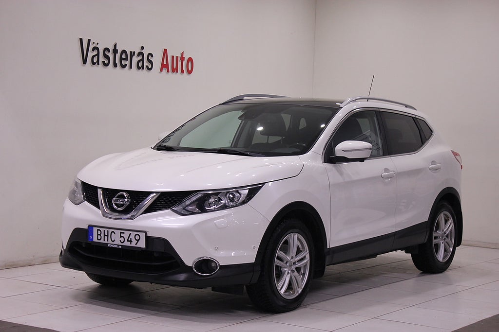 Nissan Qashqai 1.5 dCi DPF Navi Panorama Skinn 110hk Euro 5