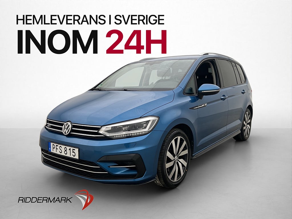 Volkswagen Touran TSI R-Line 7-Sits Värm Massage Kamera Drag