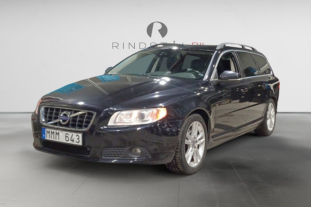 Volvo V70 D4 163 HK MOMENTUM VOC DRAG SKINN FARTHÅLLARE PDC 17"