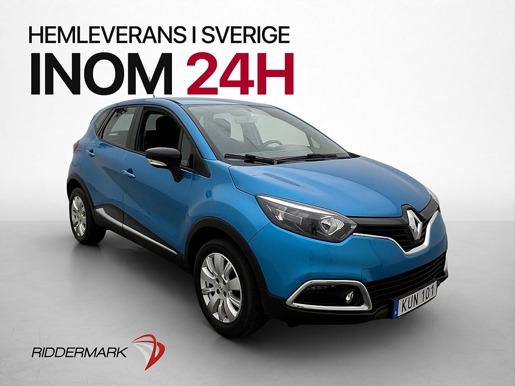 Renault Captur 0.9 TCe Keyless Bluetooth Låg skatt 0,51l/MiL