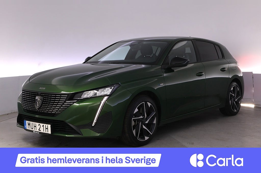 Peugeot 308 Plug-In Hybrid Allure Kamera Navi BLIS Rattvärme
