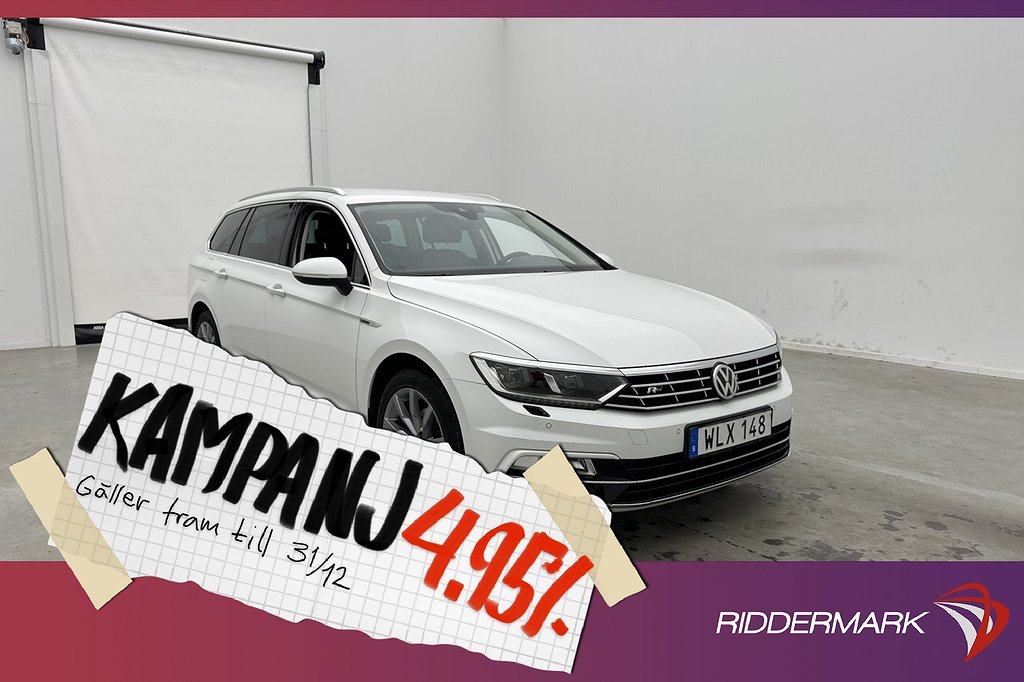 Volkswagen Passat 4M 190hk R-Line Cockpit Dynaud 4,95% Ränta