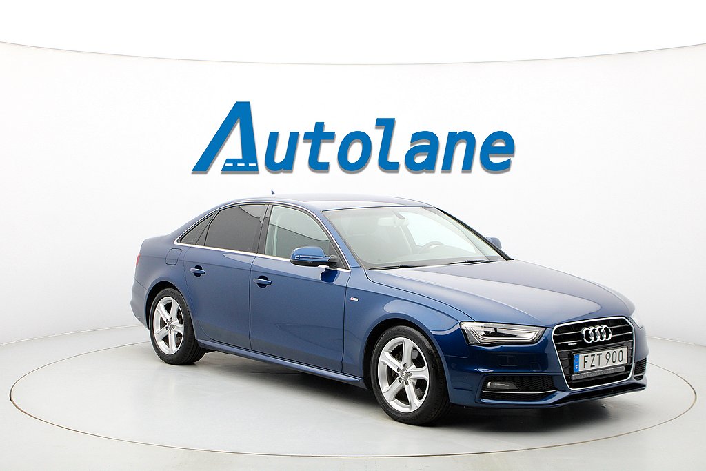 Audi A4 Sedan 2.0 TDI quattro Automat, S-Line, Värmare 190hk