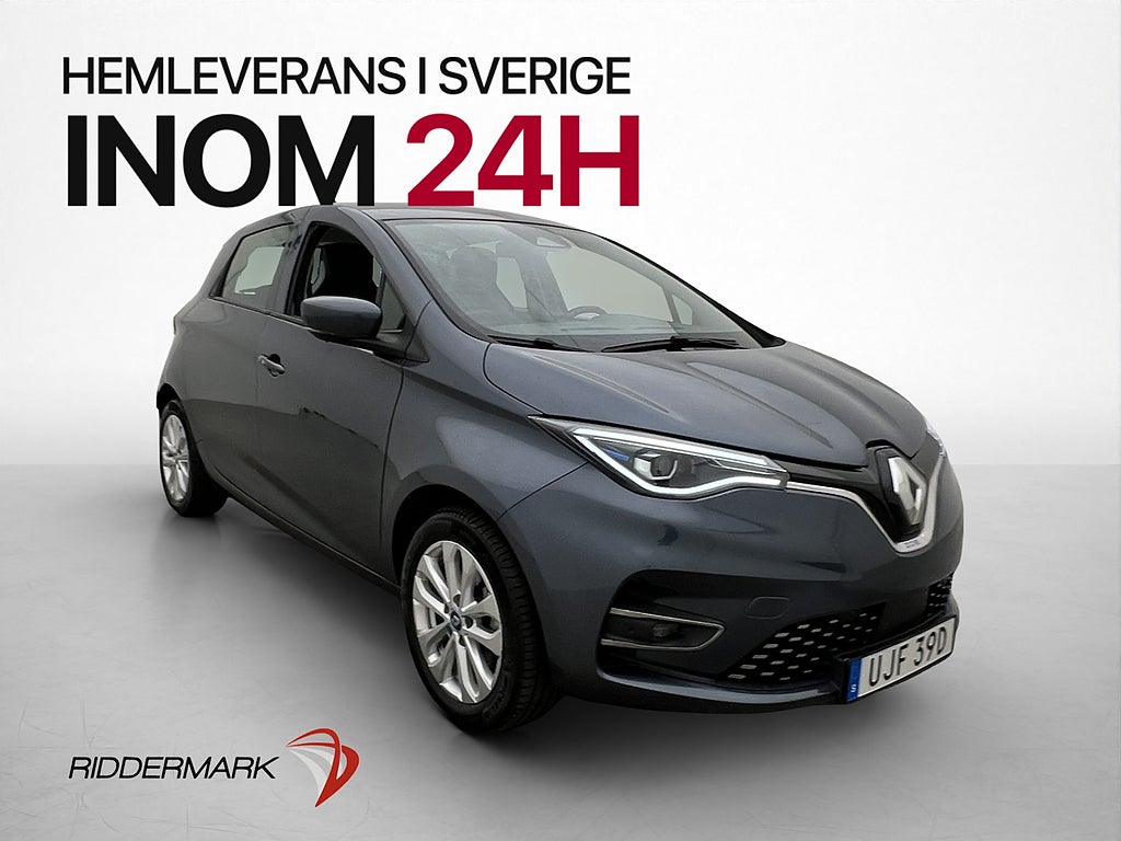 Renault Zoe R110 52 kWh FRIKÖPT BATTERI Kamera CarPlay MOMS