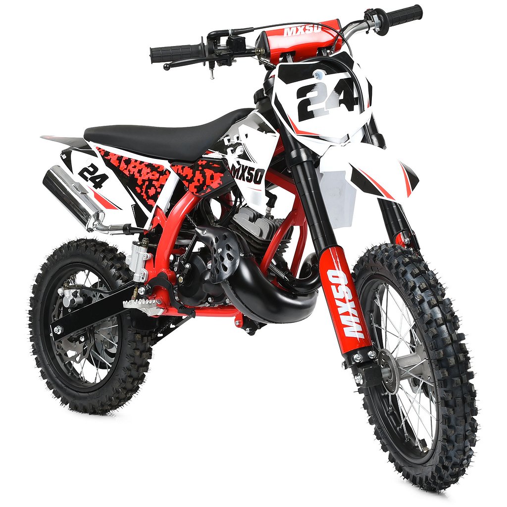 Dirtbike  Cross 2-takt, 9 HP, 14/12" hjul 