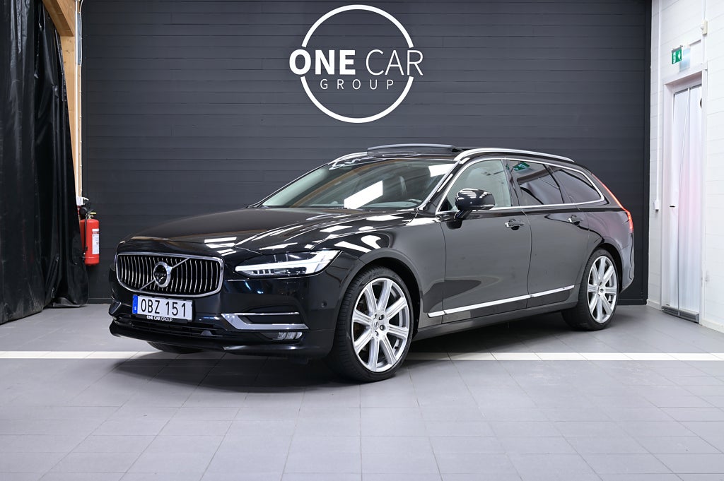 Volvo V90 D5 Polestar AWD Inscription B&W Pano Drag HuD 240hk
