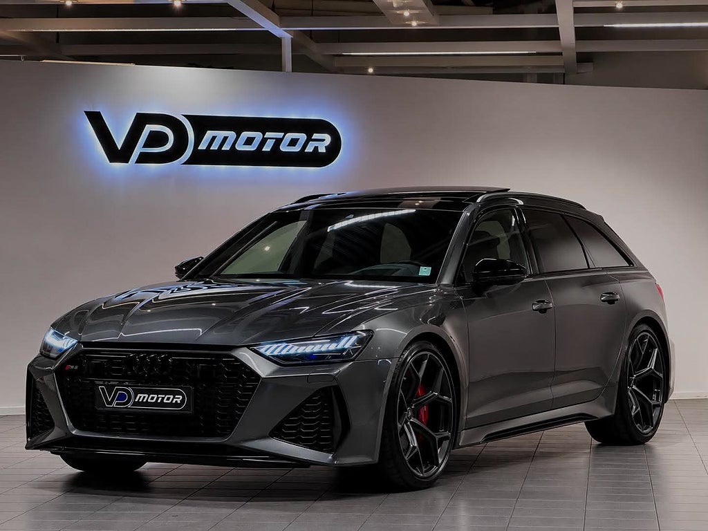 Audi RS6 Performance Laser RS-Design Pano 360°KZR B&O Drag 630hk