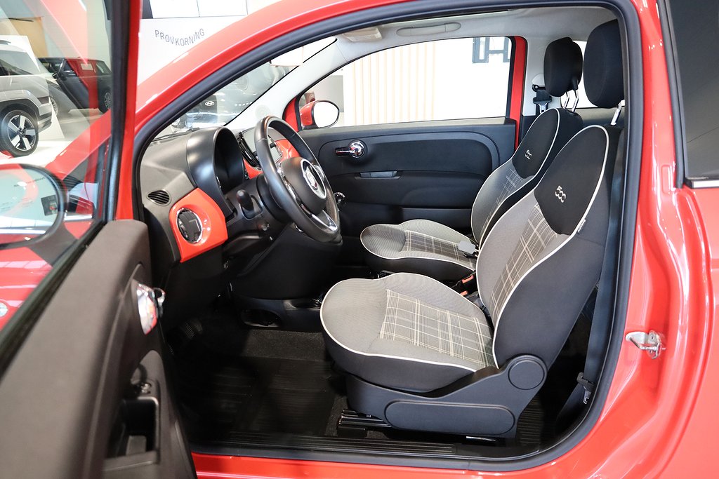 Fiat 500 1,2 69hk Lounge Panorama 2019