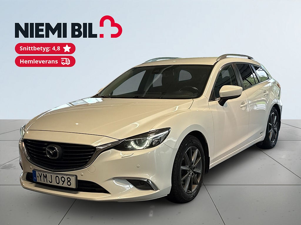 Mazda 6 Wagon 2.2 SKYACTIV-D AWD MoK/Nav/Drag/SoV/Skinn