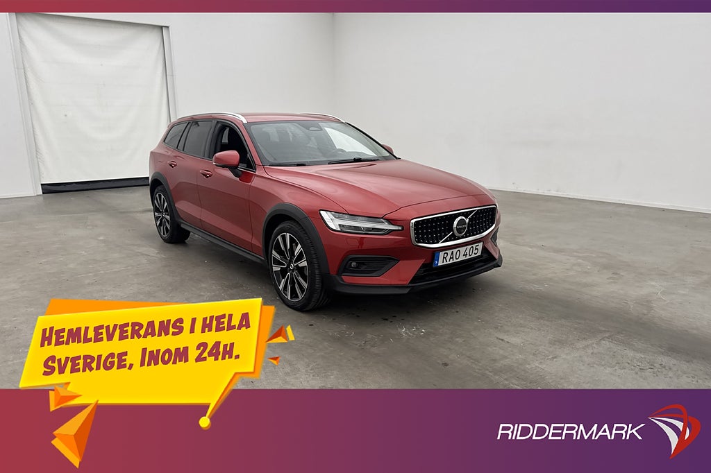 Volvo V60 Cross Country B4 AWD Plus 360° Drag Skinn Värmare