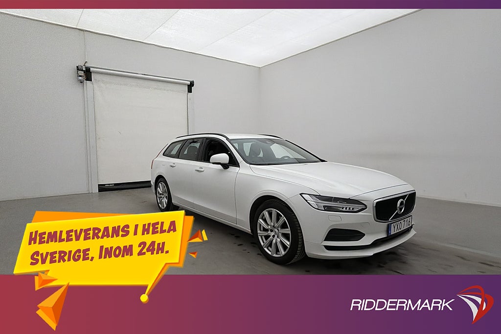 Volvo V90 D4 AWD 190hk VOC D-Värmare Carplay 0.49l/mil